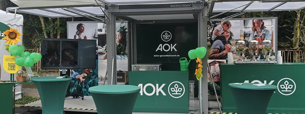 Die AOK Sachsen-Anhalt auf dem Sachsen-Anhalt-Tag in Bernburg