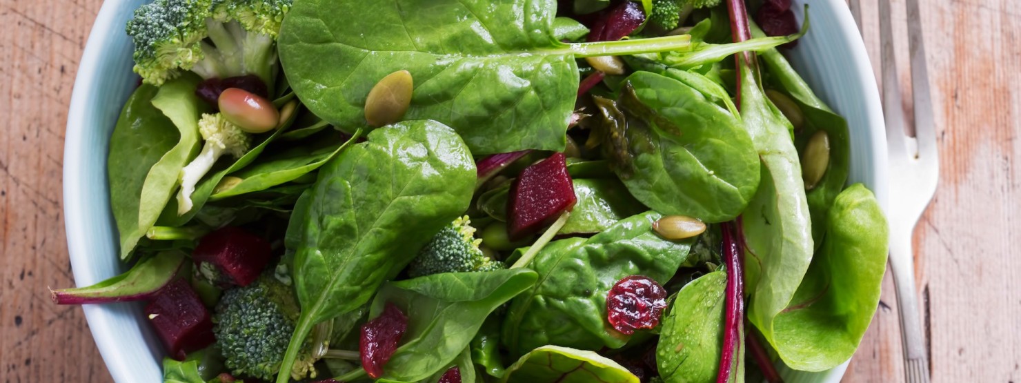 Salat mit rote Beete