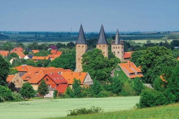 Blick auf Kloster Drübeck.