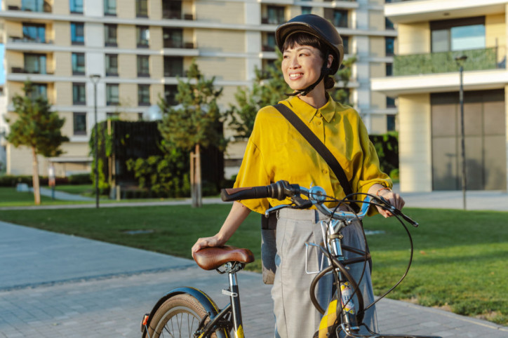 Fahrradfahren stärkt die Funktion der Lunge