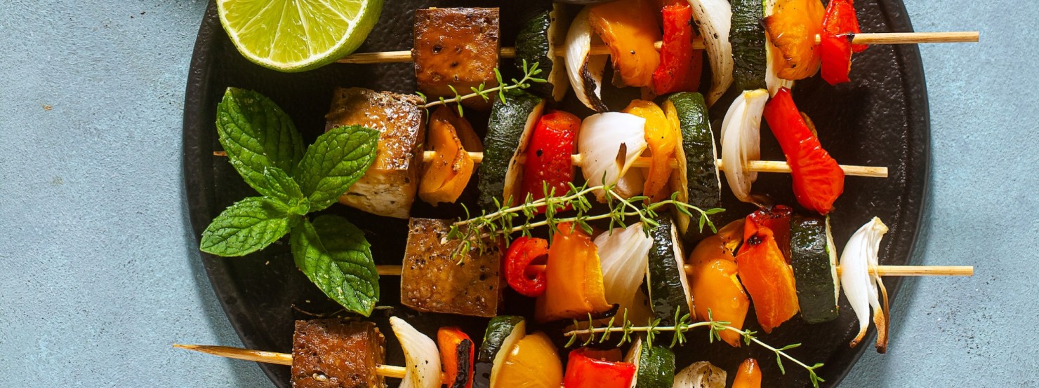 Tofu-Gemüse-Spieße