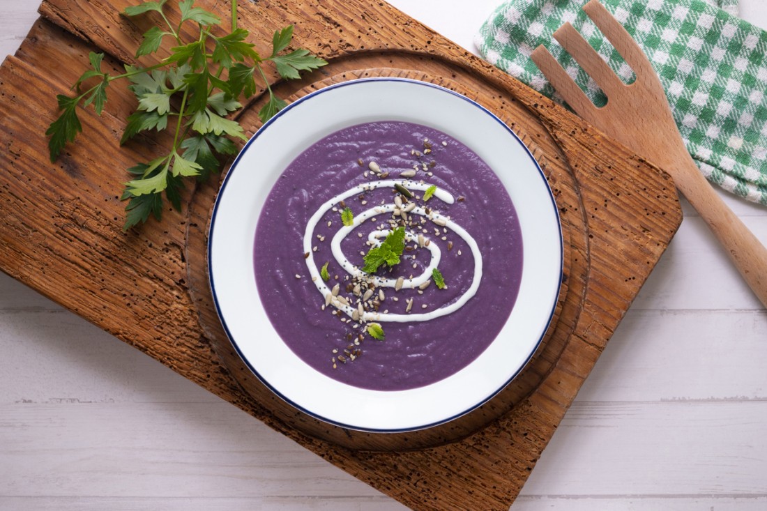 Cremige Rotkohlsuppe