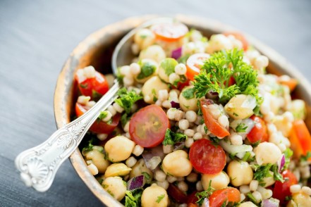 veganer kichererbsen-Salat
