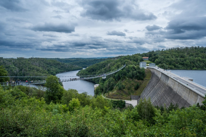 Adrenalinsport im Harz an der Rappbodetalsperre