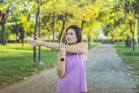 Eine Diabetespatientin versucht mit Hilfe der WOOP-Methode ihre sportlichen Ziele zu erreichen.