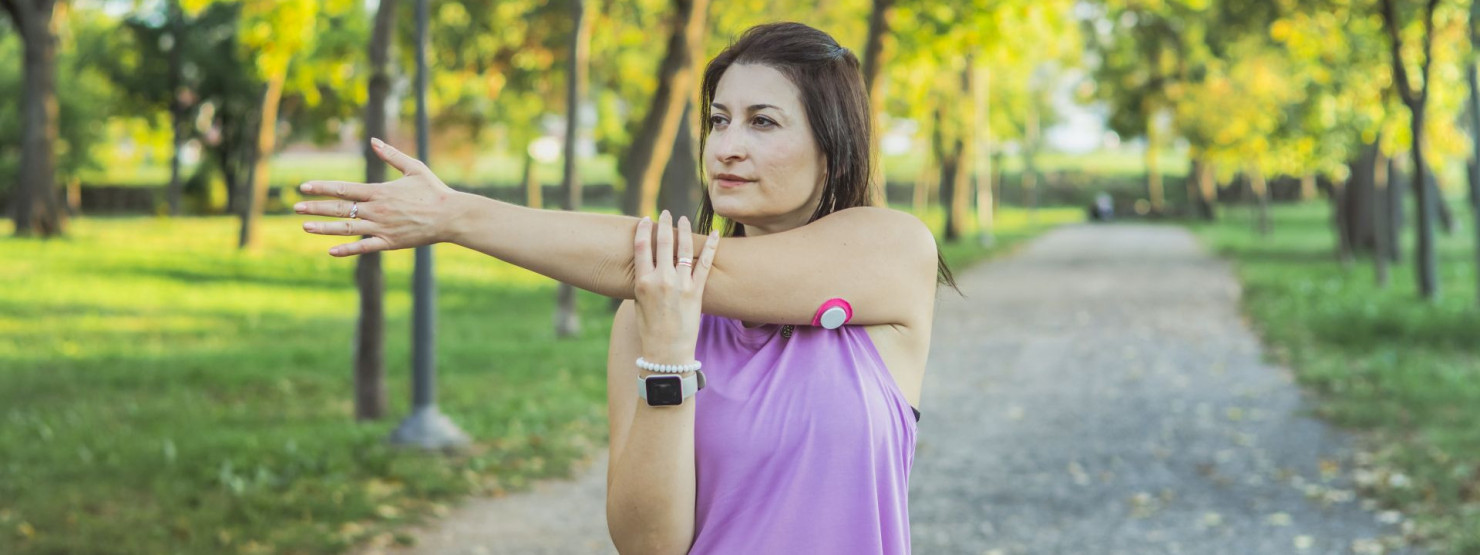 Eine Diabetespatientin versucht mit Hilfe der WOOP-Methode ihre sportlichen Ziele zu erreichen.