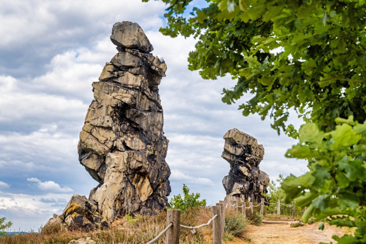 Laufstrecke an der Teufelsmauer bei Thale