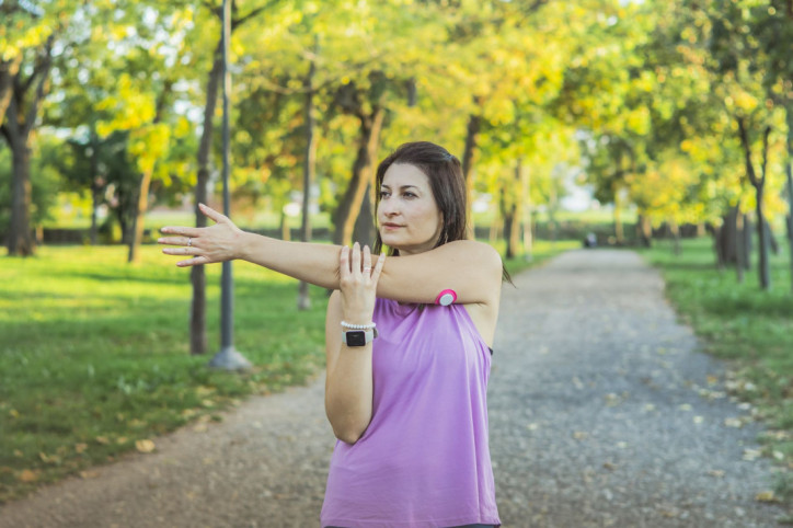 Eine Diabetespatientin versucht mit Hilfe der WOOP-Methode ihre sportlichen Ziele zu erreichen.