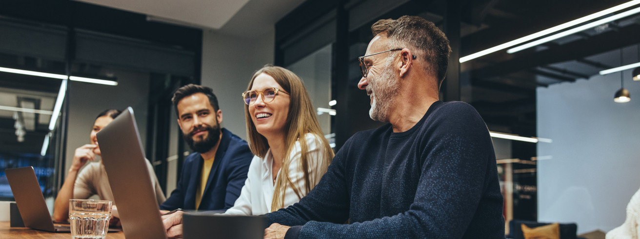 Arbeitskollegen in einem Meeting