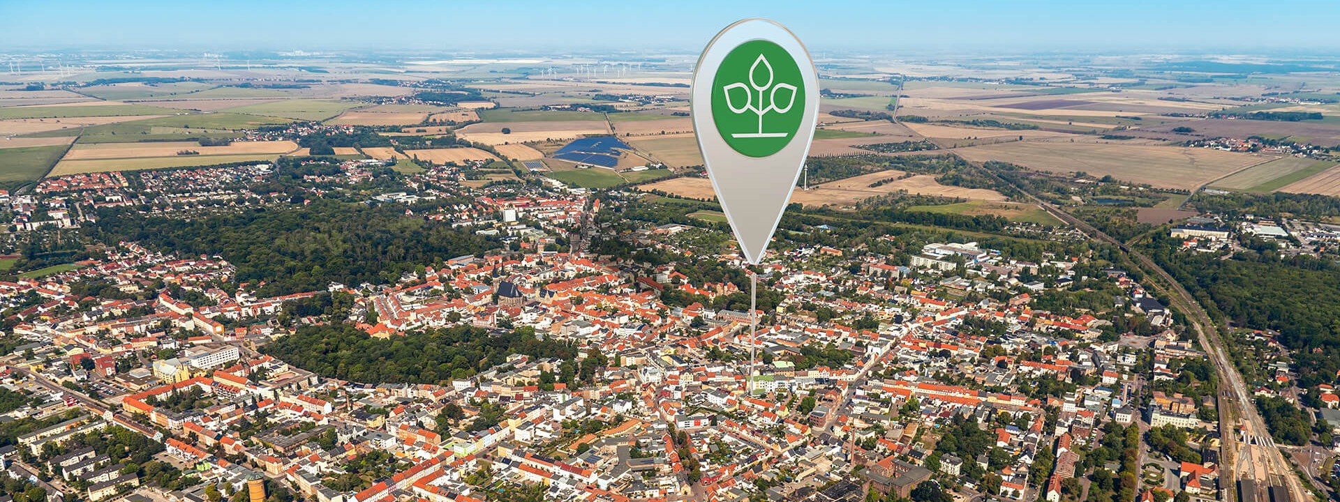 Luftbild von Köthen