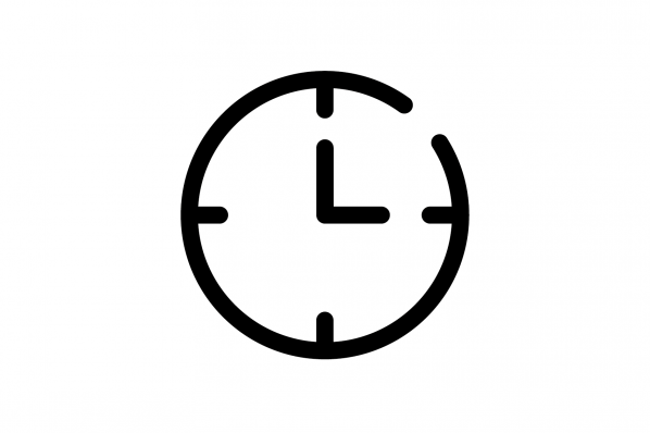 Symbol einer Uhr