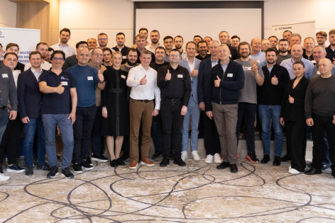 Gruppenbild des AO-Seminar „Fractures around the Knee“ in Moldawien.