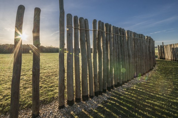 Nahaufnahme des Sonnenobservatoriums in Bad Goseck