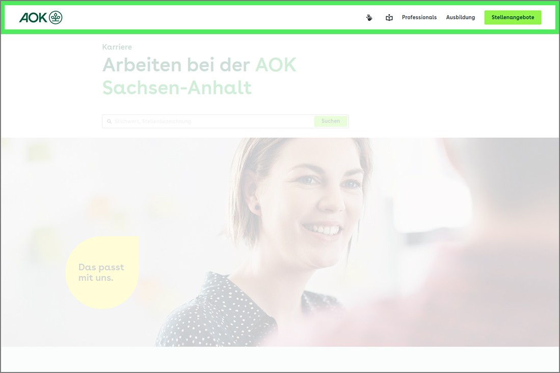 Header dieser Website