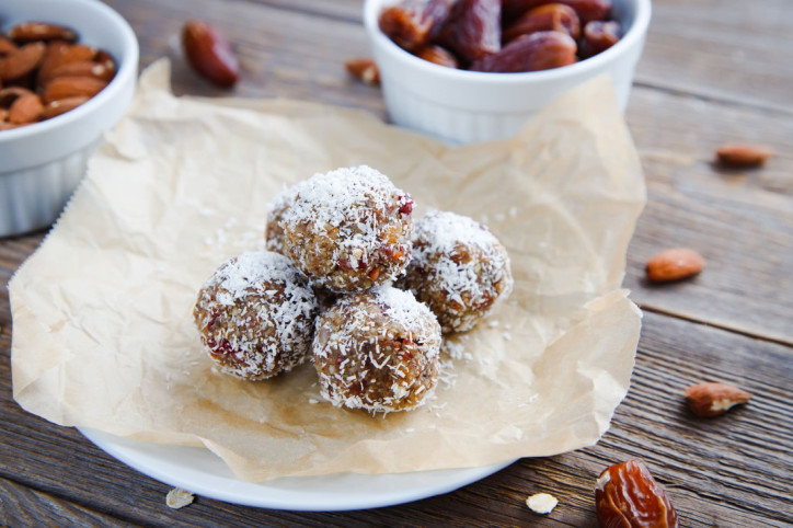 Stillkugeln mit Kokosraspeln