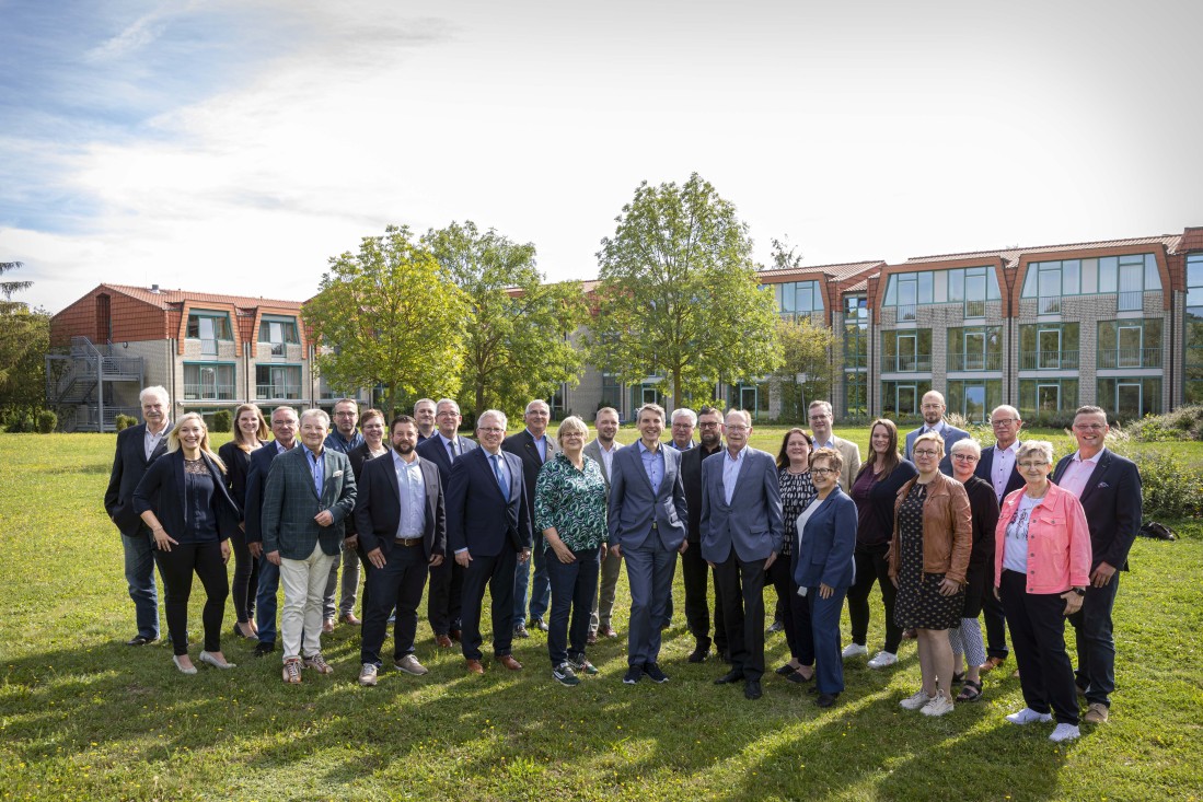 Gruppenfoto des Verwaltungsrates der AOK Sachsen-Anhalt