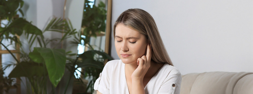 Eine erlebt einen Hörsturz